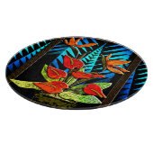 ハワイのクリスマスブーケのチャキュテリーボード カッティングボード (角)