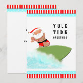 ハワイのクリスマス シーズンカード (正面/裏面)