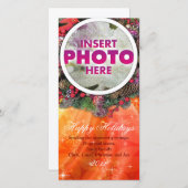 ハワイのクリスマス シーズンカード (正面/裏面)