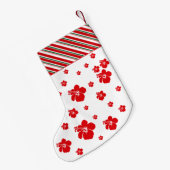 ハワイのクリスマス| Mele Kialikimaka スモールクリスマスストッキング (裏面 (吊り時))