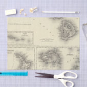 ハワイのグループまたはサンドイッチ島 薄葉紙 (クラフト)