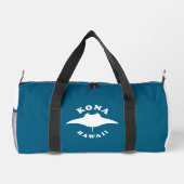 ハワイのコナでマンタレイダイビング ダッフルバッグ (裏面)