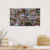 ハワイのコラージュ ポスター (キッチン)