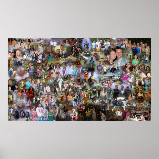 ハワイのコラージュ ポスター