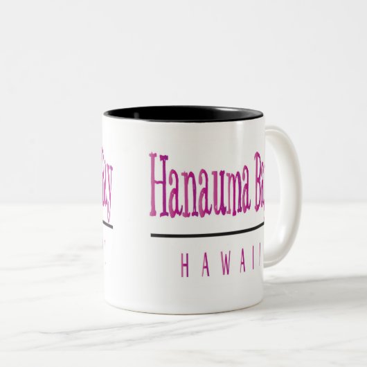 ハワイのコーヒー・マグ ツートーンマグカップ (正面右)