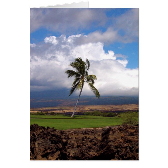 ハワイのゴルフコースの眺め (正面)