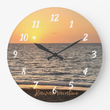 ハワイのサンセット写真