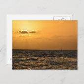 ハワイのサンセットKoloa ポストカード (正面/裏面)