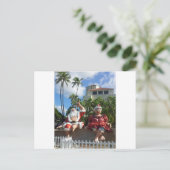 ハワイのサンタクロース シーズンポストカード (スタンド正面)