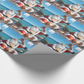 ハワイのサンタクロース ラッピングペーパー (角)