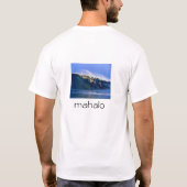 ハワイのサーフィンのティー Tシャツ (裏面)