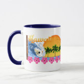 ハワイのサーフィン マグカップ (左)