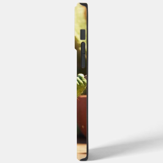 ハワイのシャツを着てアクレルを羽織っているサボテン Case-Mate iPhoneケース (裏面 / 左)