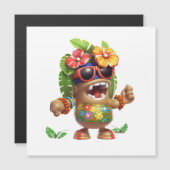 ハワイのシャツガイ マグネット招待状 (正面/裏面)