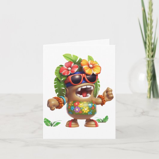 ハワイのシャツガイ 招待状 (正面)