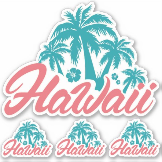 ハワイのシール シール (正面)