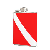 ハワイのスキューバ飛び込みの旗 フラスク (左)