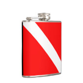 ハワイのスキューバ飛び込みの旗 フラスク (右)