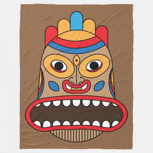 ハワイのタイキ フリースブランケット (正面)