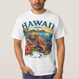 ハワイのタコ Tシャツ