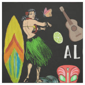 ハワイのティキ生地 ファブリック (見本)