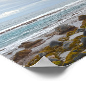 ハワイのナパリー海岸に沿ってカヤック ポスター (角)