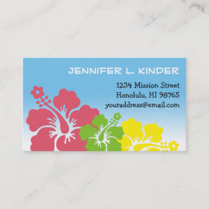 ハワイのハイビスカスによっては熱帯お母さんカードが開花します コーリングカード