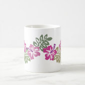 ハワイのハイビスカスのコーヒー・マグ コーヒーマグカップ (中央)