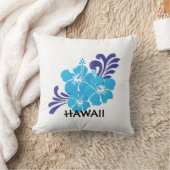 ハワイのハイビスカスの花の枕 クッション (ブランケット)