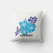 ハワイのハイビスカスの花の枕 クッション (正面)