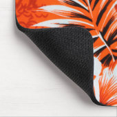 ハワイのハイビスカスの花の背景 マウスパッド (コーナー)