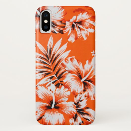 ハワイのハイビスカスの花の背景 Case-Mate iPhoneケース (裏面)