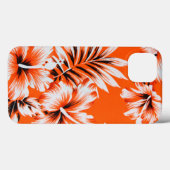 ハワイのハイビスカスの花の背景 Case-Mate iPhoneケース (裏面 (横))