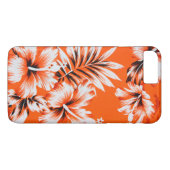ハワイのハイビスカスの花の背景 Case-Mate iPhoneケース (裏面(横))
