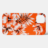 ハワイのハイビスカスの花の背景 Case-Mate iPhoneケース (裏面 (横))