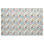 ハワイのハイビスカスの花柄 ファブリック (ファットクウォーター)