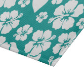 ハワイのハイビスカスの花模様 カッティングボード (角)