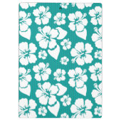 ハワイのハイビスカスの花模様 クリップボード (裏面)