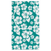 ハワイのハイビスカスの花模様 スモールペーパーバッグ (裏面)