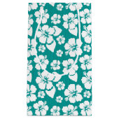 ハワイのハイビスカスの花模様 スモールペーパーバッグ (正面)