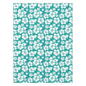 ハワイのハイビスカスの花模様 テーブルクロス (正面)