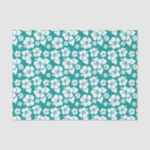 ハワイのハイビスカスの花模様 薄葉紙 (正面)