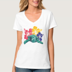 ハワイのハイビスカスの花 Tシャツ