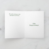 ハワイのハッピーバースデー -- Hauの`のoliのLa Hanau カード (内部)