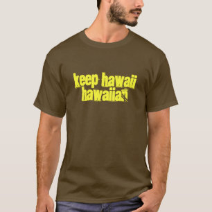 ハワイのハワイの長いティーを保って下さい Tシャツ