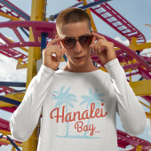 ハワイのハワイ島ハナレイベイアイランドカウアイ土産サーフィン Tシャツ