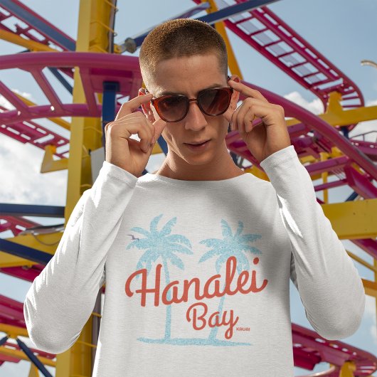 ハワイのハワイ島ハナレイベイアイランドカウアイ土産サーフィン Tシャツ