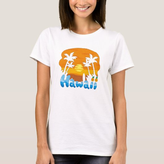 ハワイのバケーション Tシャツ (正面)