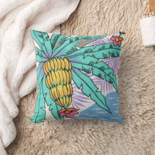 ハワイのパイナップル枕 クッション (ブランケット)