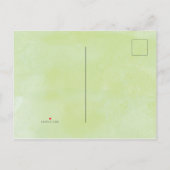 ハワイのパイナップル: メリーな熱帯クリスマス インビテーションポストカード (裏面)